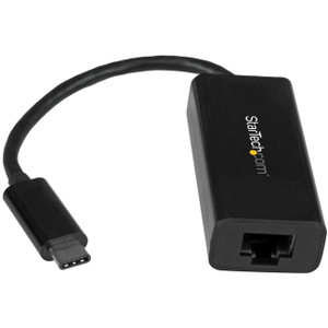 StarTech.com USB C to Gigabit Ethernet Adapter - Thunderbolt 3 - 10/100/1000Mbps - Black StarTech.com USB C to Gigabit Ethernet Adapter - Thunderbolt 3 - 10/100/1000Mbps - Black