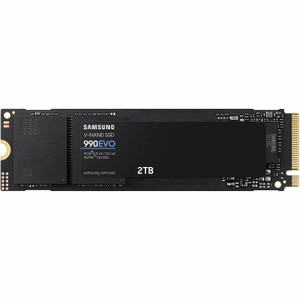 Samsung 990 EVO 2 TB Solid State Drive - M.2 2280 Internal - PCI Express NVMe (PCI Express NVMe 4.0 x4) - Black Samsung 990 EVO 2 TB Solid State Drive - M.2 2280 Internal - PCI Express NVMe (PCI Express NVMe 4.0 x4) - Black