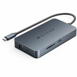 Hyper HyperDrive Dual 4K HDMI 10-in-1 USB-C Hub For M1/M2 MacBooks Hyper HyperDrive Dual 4K HDMI 10-in-1 USB-C Hub For M1/M2 MacBooks