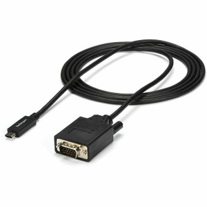 StarTech.com 6ft/2m USB C to VGA Cable - 1920x1200/1080p USB Type C DP Alt Mode to VGA Video Monitor Adapter Cable -Works w/ Thunderbolt 3 StarTech.com 6ft/2m USB C to VGA Cable - 1920x1200/1080p USB Type C DP Alt Mode to VGA Video Monitor Adapter Cable -Works w/ Thunderbolt 3