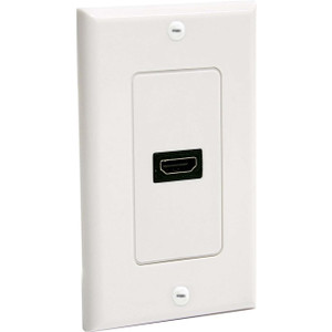 StarTech.com Single Outlet Female HDMI® Wall Plate White StarTech.com Single Outlet Female HDMI® Wall Plate White