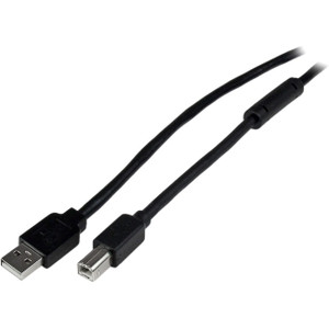 StarTech.com 20m / 65 ft Active USB 2.0 A to B Cable - M/M StarTech.com 20m / 65 ft Active USB 2.0 A to B Cable - M/M