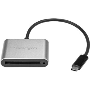 StarTech.com CFast Card Reader - USB-C - USB 3.0 - USB Powered - UASP - Memory Card Reader - Portable CFast 2.0 Reader / Writer StarTech.com CFast Card Reader - USB-C - USB 3.0 - USB Powered - UASP - Memory Card Reader - Portable CFast 2.0 Reader / Writer