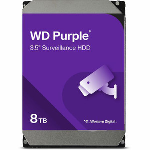 WD Purple WD85PURZ 8 TB Hard Drive - 3.5" Internal - SATA (SATA/600) - Conventional Magnetic Recording (CMR) Method WD Purple WD85PURZ 8 TB Hard Drive - 3.5" Internal - SATA (SATA/600) - Conventional Magnetic Recording (CMR) Method