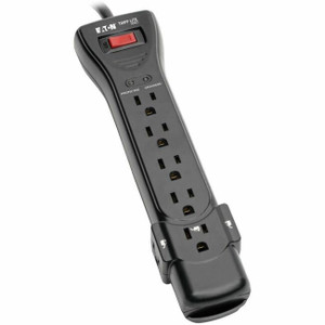 Tripp Lite series Protect It! 7-Outlet Surge Protector, 25 ft. Cord, 2160 Joules, Black Housing