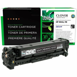 CIG Remanufactured Laser Toner Cartridge 304A (Canon 118, Canon 2662B001AA, HP 304A, HP CC530A) - Black - 1 Each