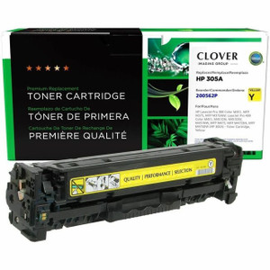 CIG Remanufactured Laser Toner Cartridge 305A (HP 305A, HP 305L, HP CE412A, HP CE412L) - Yellow - 1 Each