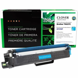 CIG Remanufactured High Yield Laser Toner Cartridge TN227, TN227C (Brother TN227C) - Cyan - 1 Each