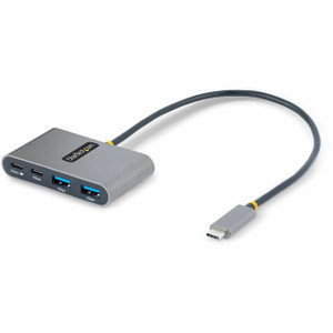 StarTech.com 4-Port USB-C Hub with 100W Power Delivery Pass-Through, 2x USB-A + 2x USB-C, 5Gbps, 1ft/30cm Long Cable, Portable USB 3.0 Hub StarTech.com 4-Port USB-C Hub with 100W Power Delivery Pass-Through, 2x USB-A + 2x USB-C, 5Gbps, 1ft/30cm Long Cable, Portable USB 3.0 Hub