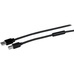StarTech.com 15m / 50 ft Active USB 2.0 A to B Cable - M/M StarTech.com 15m / 50 ft Active USB 2.0 A to B Cable - M/M