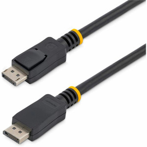 StarTech.com 10ft (3m) DisplayPort 1.2 Cable, 4K x 2K UHD VESA Certified DisplayPort Cable, DP Cable/Cord for Monitor, w/ Latches StarTech.com 10ft (3m) DisplayPort 1.2 Cable, 4K x 2K UHD VESA Certified DisplayPort Cable, DP Cable/Cord for Monitor, w/ Latches