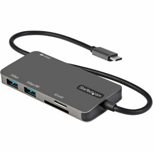 StarTech.com USB C Multiport Adapter, USB-C to 4K HDMI, 100W PD Pass-through, SD/MicroSD, 3xUSB 3.0, USB Type-C Mini Dock, 12" Long Cable StarTech.com USB C Multiport Adapter, USB-C to 4K HDMI, 100W PD Pass-through, SD/MicroSD, 3xUSB 3.0, USB Type-C Mini Dock, 12" Long Cable