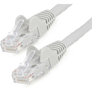 StarTech.com 3ft (90cm) CAT6 Ethernet Cable, LSZH (Low Smoke Zero Halogen) 10 GbE Snagless 100W PoE UTP RJ45 Gray Network Patch Cord, ETL StarTech.com 3ft (90cm) CAT6 Ethernet Cable, LSZH (Low Smoke Zero Halogen) 10 GbE Snagless 100W PoE UTP RJ45 Gray Network Patch Cord, ETL
