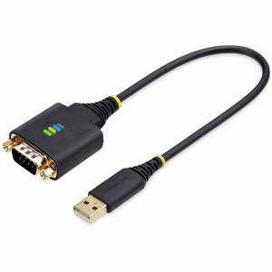StarTech.com 1ft (30cm) USB to Serial Adapter Cable, COM Retention, FTDI, DB9 RS232, Interchangeable DB9 Nuts/Screws, Windows/macOS/Linux StarTech.com 1ft (30cm) USB to Serial Adapter Cable, COM Retention, FTDI, DB9 RS232, Interchangeable DB9 Nuts/Screws, Windows/macOS/Linux