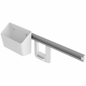 Ergotron Rail Mount for Signature Capture Device, Workstation - White Ergotron Rail Mount for Signature Capture Device, Workstation - White