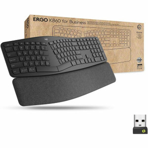 Logitech Ergo K860 for Business (Graphite) - Brown Box Logitech Ergo K860 for Business (Graphite) - Brown Box