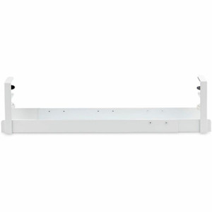 StarTech.com Under Desk Cable Management Tray, Length Adjustable, Clamp-On Installation, No Drilling Required, White StarTech.com Under Desk Cable Management Tray, Length Adjustable, Clamp-On Installation, No Drilling Required, White