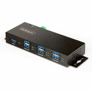 StarTech.com 7-Port Managed USB Hub, Heavy Duty Metal Industrial Housing, ESD & Surge Protection, Wall/Desk/Din-Rail Mountable, USB 5Gbps StarTech.com 7-Port Managed USB Hub, Heavy Duty Metal Industrial Housing, ESD & Surge Protection, Wall/Desk/Din-Rail Mountable, USB 5Gbps