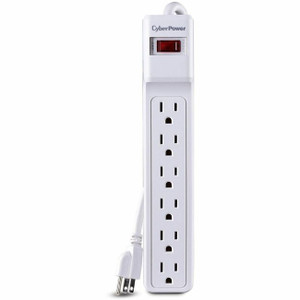 CyberPower Essential Surge CSB606W 6-Outlets Surge Suppressor/Protector CyberPower Essential Surge CSB606W 6-Outlets Surge Suppressor/Protector