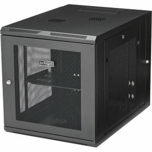 StarTech.com 12U 19" Wall Mount Network Cabinet - 24" Deep Hinged Vented Server Room Enclosure Locking Flexible IT Equipment Rack w/Shelf StarTech.com 12U 19" Wall Mount Network Cabinet - 24" Deep Hinged Vented Server Room Enclosure Locking Flexible IT Equipment Rack w/Shelf