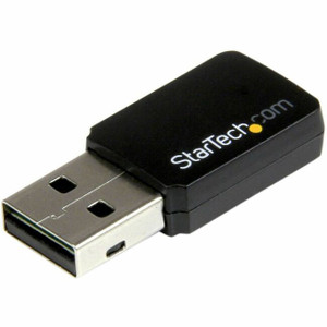 StarTech.com USB 2.0 AC600 Mini Dual Band Wireless-AC Network Adapter - 1T1R 802.11ac WiFi Adapter StarTech.com USB 2.0 AC600 Mini Dual Band Wireless-AC Network Adapter - 1T1R 802.11ac WiFi Adapter