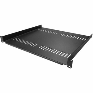 StarTech.com 1U Server Rack Cabinet Shelf - Fixed 16" Deep Cantilever Rackmount Tray for 19" Data/AV/Network Enclosure w/Cage Nuts, Screws StarTech.com 1U Server Rack Cabinet Shelf - Fixed 16" Deep Cantilever Rackmount Tray for 19" Data/AV/Network Enclosure w/Cage Nuts, Screws