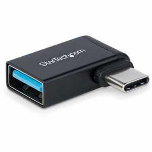 StarTech.com Right Angled USB-C to USB-A Adapter, USB 5Gbps, Compact USB-C Male to USB-A Female Adapter, Durable Metal Housing, M/F StarTech.com Right Angled USB-C to USB-A Adapter, USB 5Gbps, Compact USB-C Male to USB-A Female Adapter, Durable Metal Housing, M/F