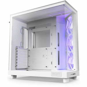NZXT H6 Flow RGB Compact Dual-Chamber Mid-Tower Airflow Case with RGB Fans NZXT H6 Flow RGB Compact Dual-Chamber Mid-Tower Airflow Case with RGB Fans