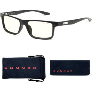 GUNNAR Gaming & Computer Glasses - Vertex, Onyx, Clear Tint, GUNNAR-Focus GUNNAR Gaming & Computer Glasses - Vertex, Onyx, Clear Tint, GUNNAR-Focus