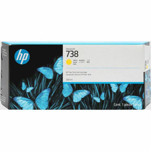 HP 738 Original Inkjet Ink Cartridge - Yellow Pack HP 738 Original Inkjet Ink Cartridge - Yellow Pack