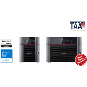 BUFFALO TeraStation 5420DN 4-Bay Secure Business Desktop NAS 8TB (2x4TB) w/ Hard Drives Included BUFFALO TeraStation 5420DN 4-Bay Secure Business Desktop NAS 8TB (2x4TB) w/ Hard Drives Included