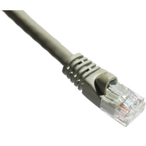 Axiom 100FT CAT6A 650mhz S/FTP Shielded Patch Cable Molded Boot (Gray) Axiom 100FT CAT6A 650mhz S/FTP Shielded Patch Cable Molded Boot (Gray)