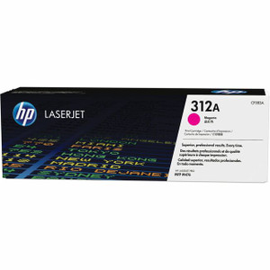 HP 312A (CF383A) Original Laser Toner Cartridge - Single Pack - Magenta - 1 Each HP 312A (CF383A) Original Laser Toner Cartridge - Single Pack - Magenta - 1 Each