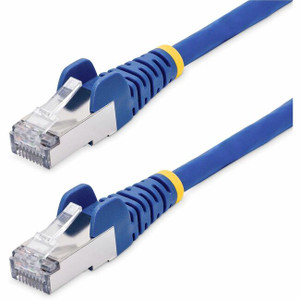 StarTech.com 10ft Blue CAT8 Ethernet Cable, Snagless RJ45, 25G/40G 2000MHz, 100W PoE, S/FTP, 26AWG Pure Bare Copper, LSZH Network Patch Cord StarTech.com 10ft Blue CAT8 Ethernet Cable, Snagless RJ45, 25G/40G 2000MHz, 100W PoE, S/FTP, 26AWG Pure Bare Copper, LSZH Network Patch Cord