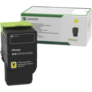 Lexmark Unison Original High Yield Laser Toner Cartridge - Yellow - 1 Each Lexmark Unison Original High Yield Laser Toner Cartridge - Yellow - 1 Each