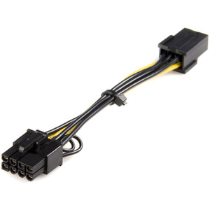 StarTech.com Power Adapter Cable - PCI Express - 6 Pin - 8 Pin - PCIe StarTech.com Power Adapter Cable - PCI Express - 6 Pin - 8 Pin - PCIe