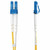 StarTech.com 2m (6.6ft) LC to LC (UPC) OS2 Single Mode Duplex Fiber Optic Cable, 9/125, 100G, Low Insertion Loss, LSZH Fiber Jumper Cord