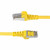 StarTech.com 10ft Yellow CAT6a Ethernet Cable, Snagless RJ45, 10G, 100W PoE, S/FTP, LSZH, 27AWG Bare Copper, 500MHz, Shielded Network Cord