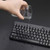 Adesso WKB-1100CB - Wireless Spill Resistant Mini Keyboard &amp; Mouse Combo