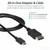 StarTech.com 3ft/1m USB C to DisplayPort 1.2 Cable 4K 60Hz - USB Type-C to DP Video Adapter Monitor Cable HBR2 - TB3 Compatible - Black