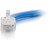 C2G 1ft Cat6 Non-Booted Unshielded (UTP) Ethernet Network Cable - Blue