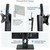 StarTech.com Free Standing Single Monitor Mount, Height Adjustable Ergonomic Monitor Desk Stand, For VESA Mount Displays up to 32" (15lb)