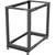 StarTech.com 4-Post 18U Mobile Open Frame Server Rack, 19" Network Rack with Casters, Rolling Rack for Computer/AV/Data/IT Equipment