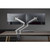 Amer Mounts HYDRA2A Desk Mount for Display Screen, Curved Screen Display, Monitor - Space Gray, Textured White
