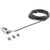 StarTech.com 6.5' (2m) 3-in-1 Universal Laptop Cable Lock - 4-Digit Combination Security Lock for K-Slot, Nano & Wedge Slot Desktop/Laptop