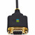 StarTech.com 1ft/30cm USB to Null Modem Serial Adapter Cable, COM Retention, FTDI, RS232, Changeable DB9 Nuts/Screws, Windows/macOS/Linux