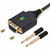 StarTech.com 1ft/30cm USB to Null Modem Serial Adapter Cable, COM Retention, FTDI, RS232, Changeable DB9 Nuts/Screws, Windows/macOS/Linux