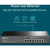 TP-Link 8-Port Gigabit Desktop/Rackmount Switch with 8-Port PoE+