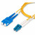 StarTech.com 2m (6.6ft) LC to SC (UPC) OS2 Single Mode Duplex Fiber Optic Cable, 9/125, 100G, Low Insertion Loss, LSZH Fiber Jumper Cord