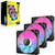 Corsair iCUE LINK RX120 RGB 120mm PWM Fan Triple Starter Kit